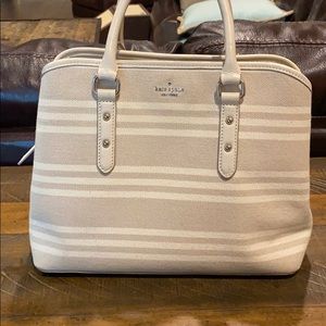 Excellent condition Kate space off white tan bag
